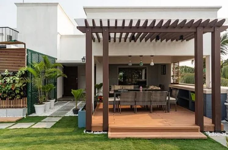 wpc pergola