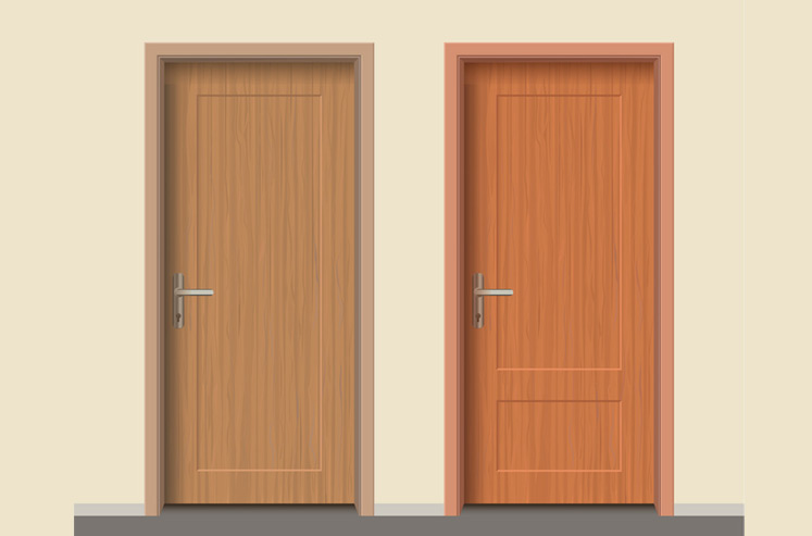 wooden apartment doors